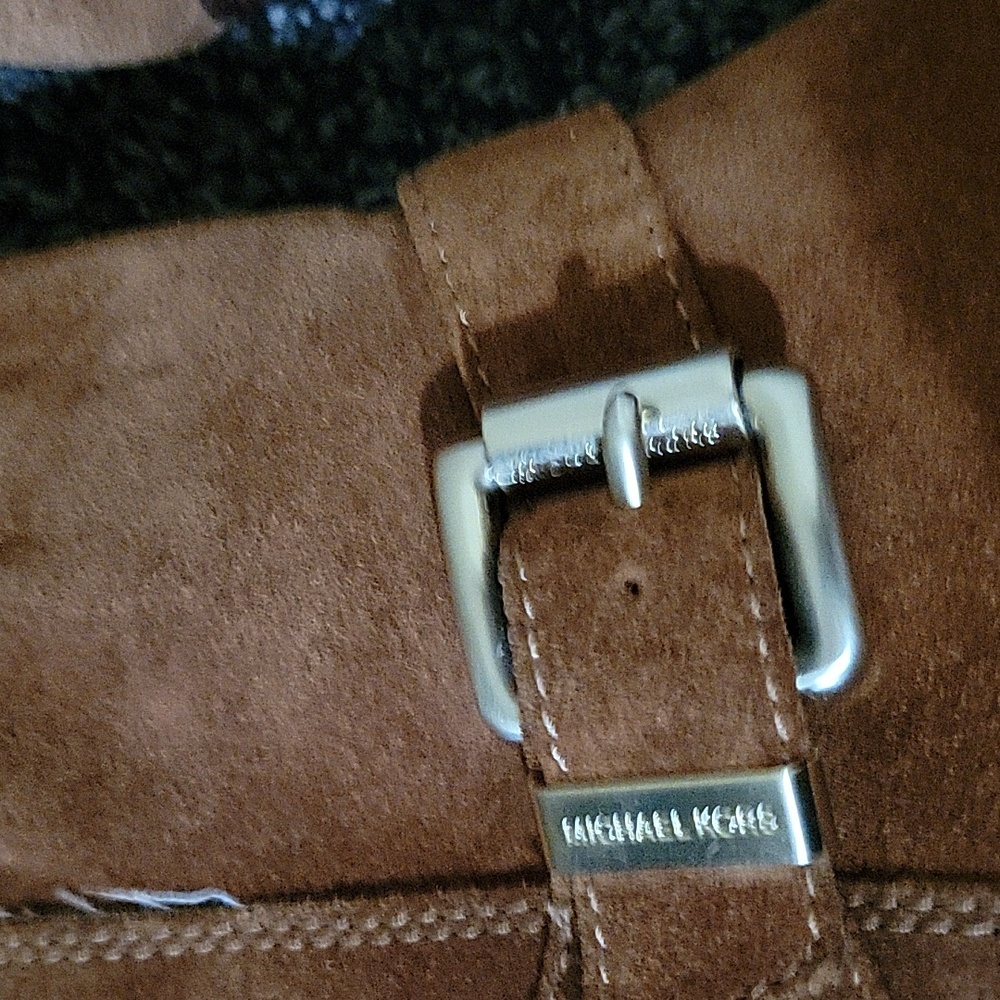 Michael Kors knee high suede toffee colored boots - Picture 4 of 12